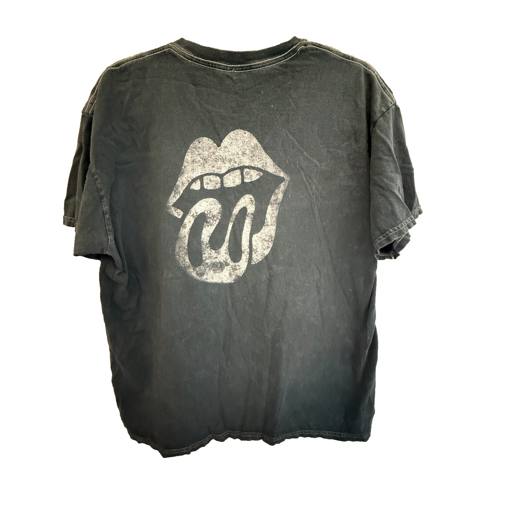 The Rolling Stones T-Shirt Mens American Flag Logo Band 100% Cotton Grunge L - Picture 3 of 4